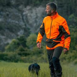 Veste softshell Deerhunter Rogaland orange et verte 2XL