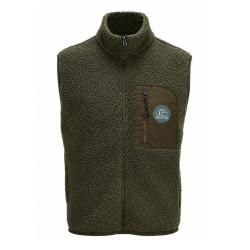 Gilet Gabion Unlimited Fury vert en polaire sherpa L