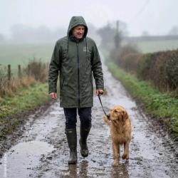 Veste Gabion Unlimited Top GU verte d&eacute;perlante et coupe-vent XL