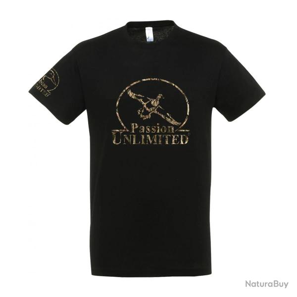 T-shirt Gabion Unlimited Passion noir M