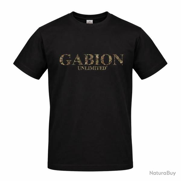 T-shirt Gabion Unlimited Collection Baie noir tubulaire 4XL