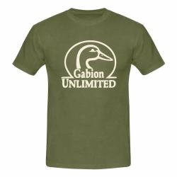T-shirt Gabion Unlimited kaki unisexe L