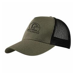 Casquette Gabion Unlimited Filet kaki et noir r&eacute;glable