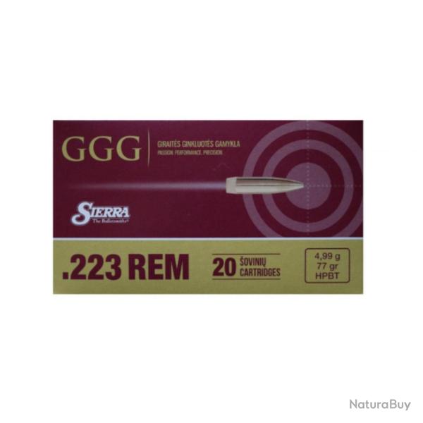 GGG 223REM SIERRA HPBT 77gr x20