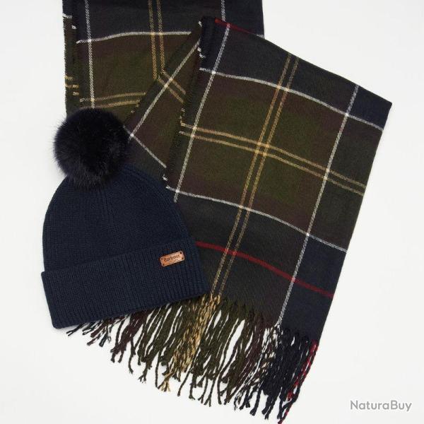 Coffret cadeau Bonnet et �charpe Classic - Barbour - Coffret Barbour Classic