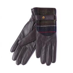 Gants femme Dee en cuir & tartan &eacute;l&eacute;gant - Barbour - Gants femme Dee S