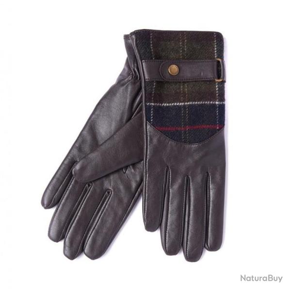 Gants femme Dee en cuir & tartan �l�gant - Barbour - Gants femme Dee L