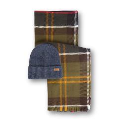 Coffret Cadeau Bonnet Pendle & &Eacute;charpe Blair Barbour - Classic Tartan - coffret LGS0094TN11