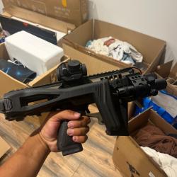 P-10c avec kit Roni et point rouge Bushnell