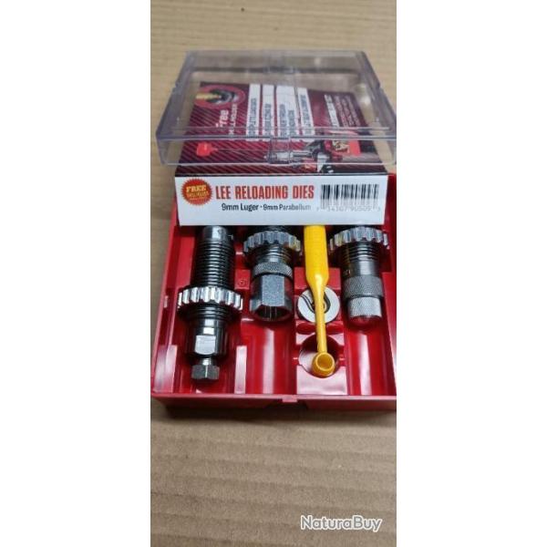Jeu d'outils Lee calibre 9MM LUGER PARABELLUM 90509