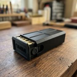 Bo&icirc;te pour munitions 9mm de 50 balles, empilable