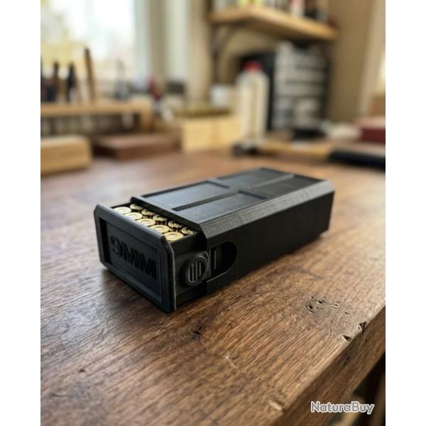 Bo�te pour munitions 9mm de 50 balles, empilable
