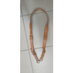militaria ww1 ww2 baudrier cuir arm&eacute;e francaise (B)