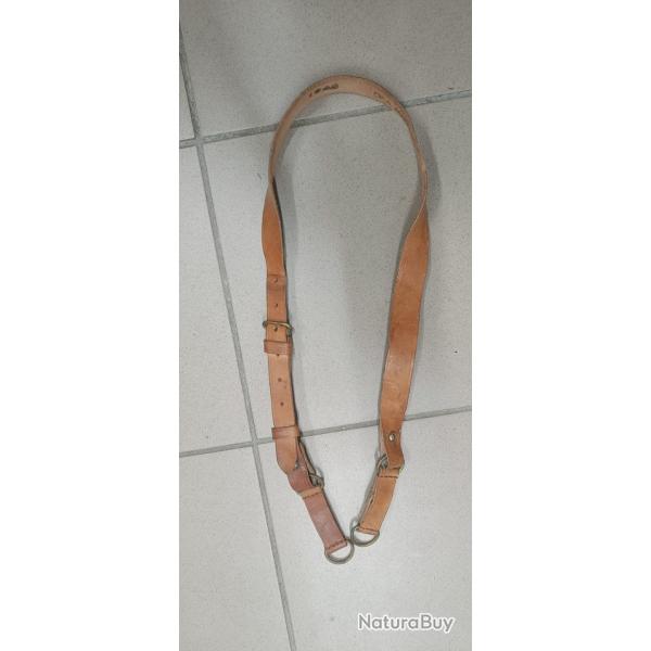 militaria ww1 ww2 baudrier cuir arm�e francaise (B)