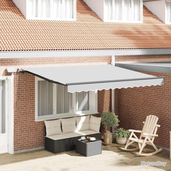 Cadre d'auvent avec Anthracite 3,5 x 2,5 m Aluminium