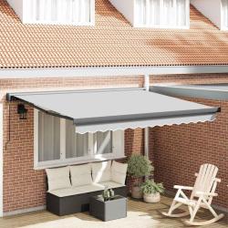 Cadre d'auvent Anthracite 300 x 250 cm Aluminium