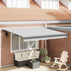 Cadre d'auvent Anthracite 300 x 250 cm Aluminium