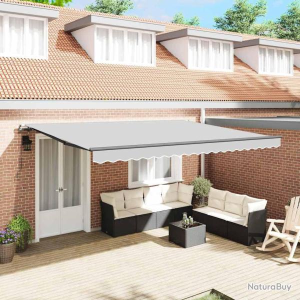 Cadre d'auvent Anthracite 400 � 300 cm Aluminium