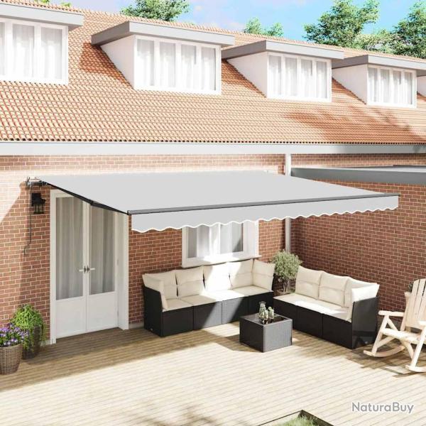 Cadre d'auvent Anthracite 400 � 300 cm Aluminium