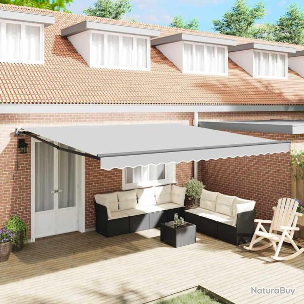 Cadre d'auvent Anthracite 400 � 350 cm Aluminium