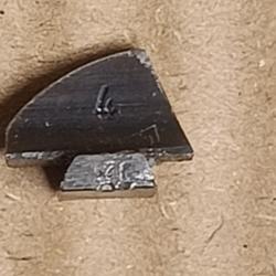 guidon pistolet walther P38 hauteur totale 8.3mm d'origine WW2 (289)