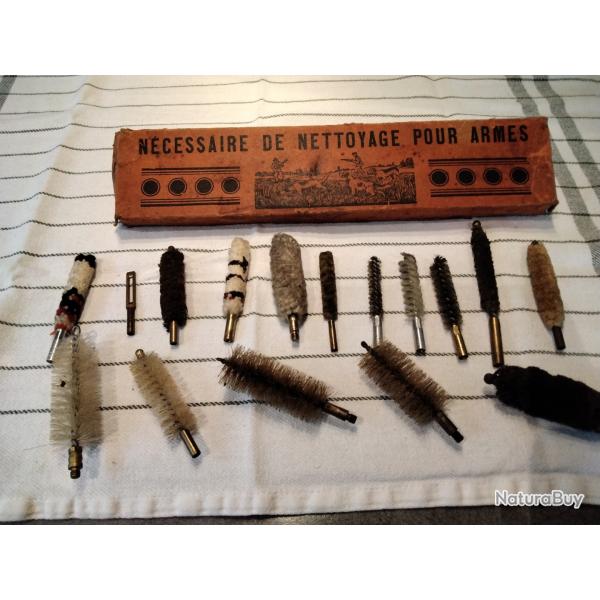 Lot d'ecouvillons neufs et occasions