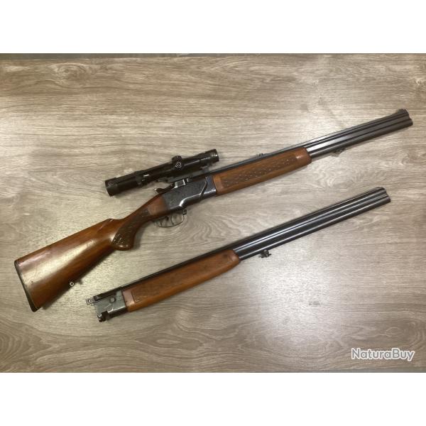 BRNO ZH 304 calibre 12/70 et 7X57R + canon suppl�mentaire en 12/70