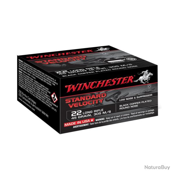 Balles 22LR Std Velocity Black CPRN 45gr x235
