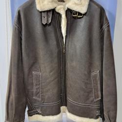 Blouson Bombardier Aviateur Cuir Homme XL - 54