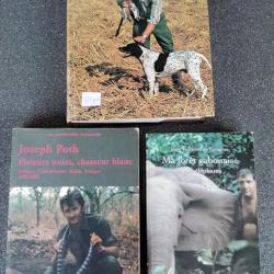 Livres de chasse tr&egrave;s bon etat avec des r&eacute;cits incroyqbles