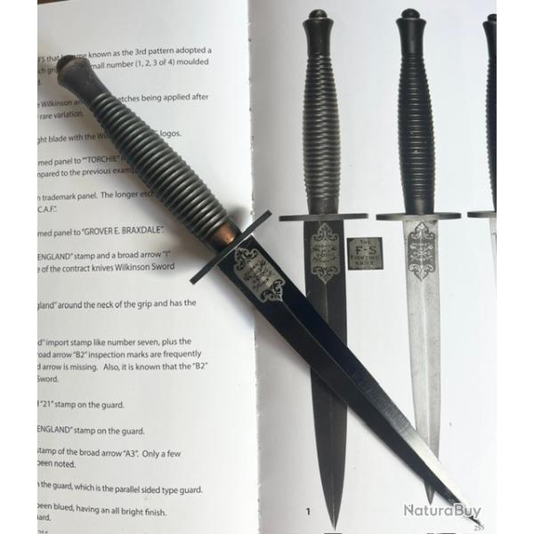 Dague COMMANDO ANGLAIS Type 3 avec Logo