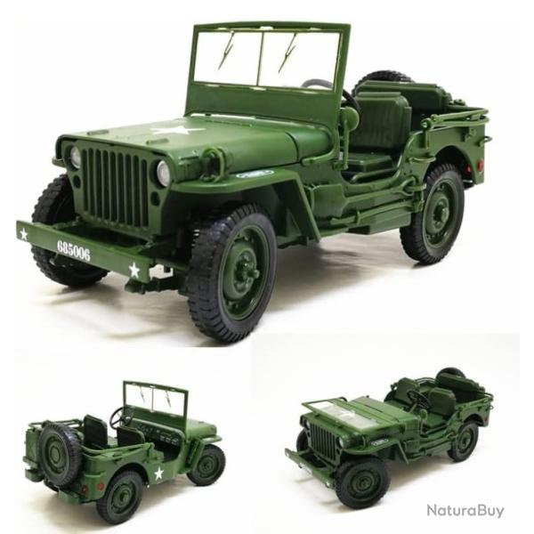 JEEP Willys marque JUNSHIJIA 1/18 m�tal