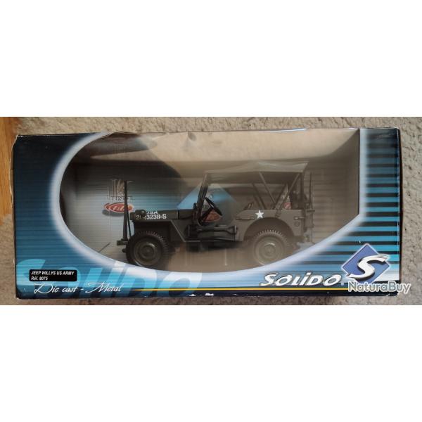 JEEP Willys marque SOLIDO 1/18 m�tal