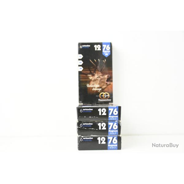 4 Boites de Balles Sauvestre cal 12-76
