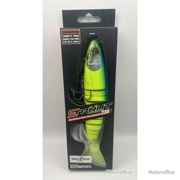 Leurre Biwaa S'Trout 23cm coloris exclusif Europ�che Blue Back Chart