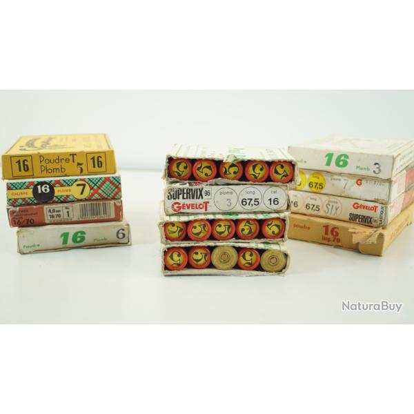 lot 97 cartouche 16/70 pour enchere 1� sans prix de r�serve