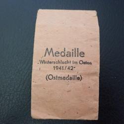 Sachet pour m&eacute;daille allemande Ostmedaille (1/2)