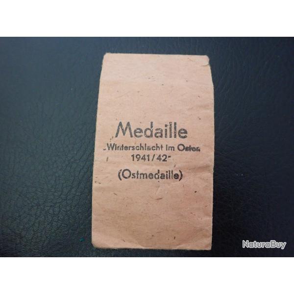Sachet pour m�daille allemande Ostmedaille (1/2)