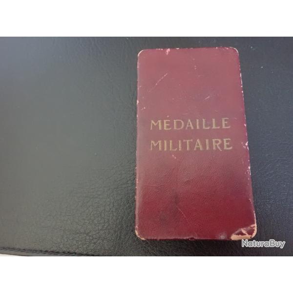 Boite pour m�daille militaire fran�aise, 3�me R�publique
