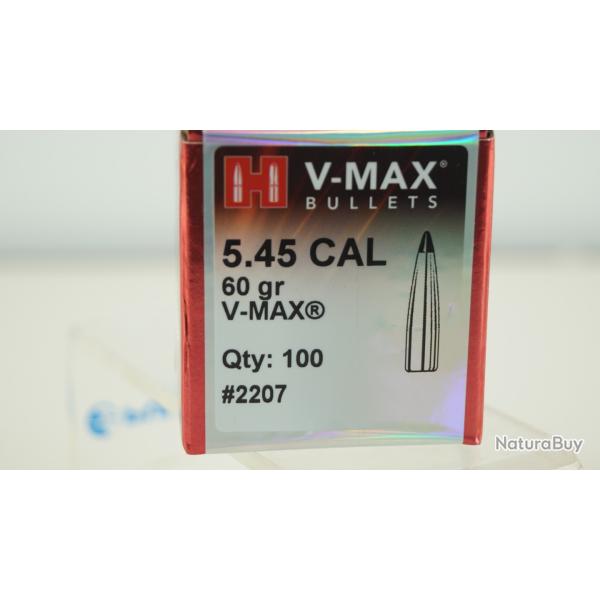 ogives hornady 60gr v max 5.45x39 pour ench�re 1� sans prix de r�serve