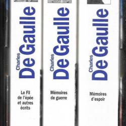 charles de gaulle l'int&eacute;grale en 3 volumes sous coffret