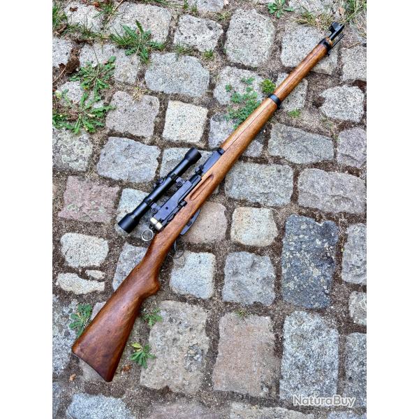 Fusil SCHMIDT RUBIN K31 avec lunette ZF 39 sniper  7,5 suisse GP 11 K 31 monomat 7,5X55 suisse
