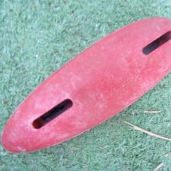 talon de crosse caoutchout&eacute;e 152,4 mm