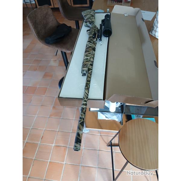 Vend fusil semi automatique camo Mossy oak shadow cal 12 canon 76 Achat neuf 2025 tir� 10 fois.