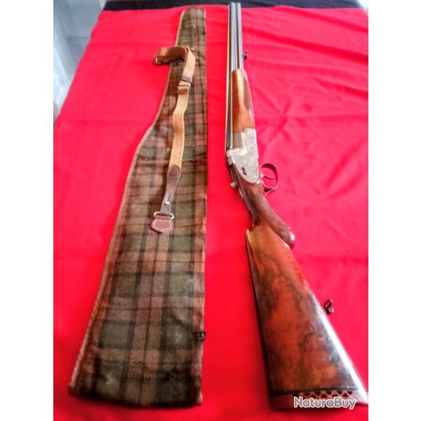 FUSIL MERKEL Fr�res 203E 1963 SUHL  - Calibre 12/70 Superpos�s � platines d�montables