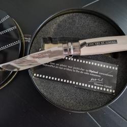 Opinel n8 de collection 100 ans de cin&eacute;ma avec boite et certificat, neuf n 03217
