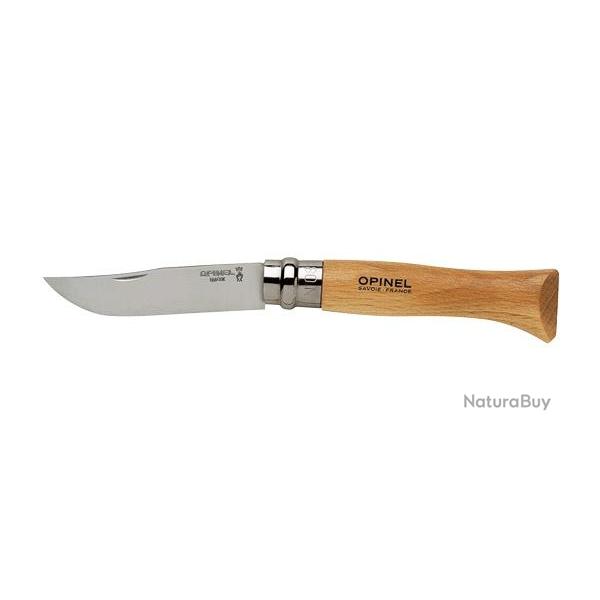 Couteau Opinel tradition n�8 lame inox manche en h�tre