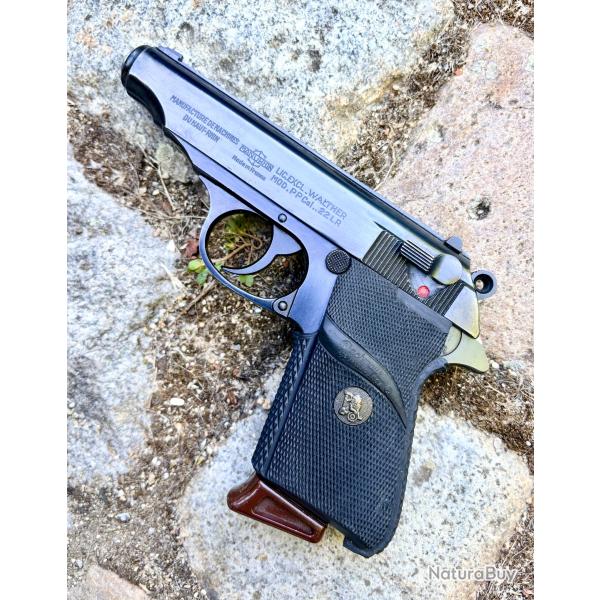 PISTOLET WALTHER PP CALIBRE  22 LR FABRICATION MANURHIN