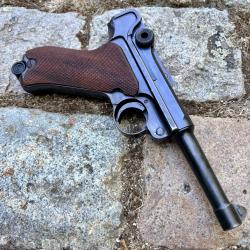 PISTOLET LUGER P08 SHOOTER DISCIPLINE TAR AUTHENTIQUE 9X19 9 PARABELLUM
