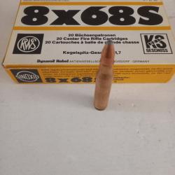 Munitions RWS cal 8x68S KS 14,5 gr Neuves